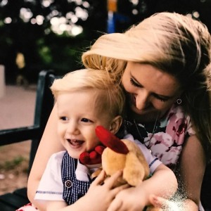 Mummy and Ollie enjoying our annual Christmas photo shoot at the Brisbane Botanical Gardens